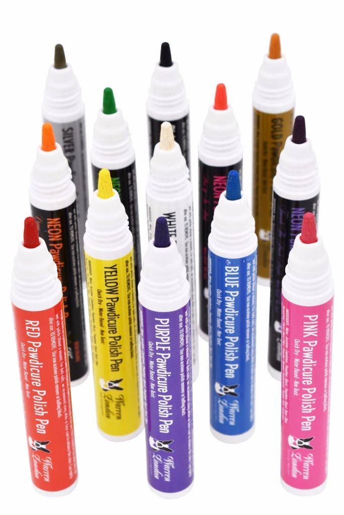 Warren London Dog Products - Pawdicure Nail Polish Pen - Quick Dry - 13 Colors: White
